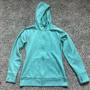 North Face teal hoodie. Size small.